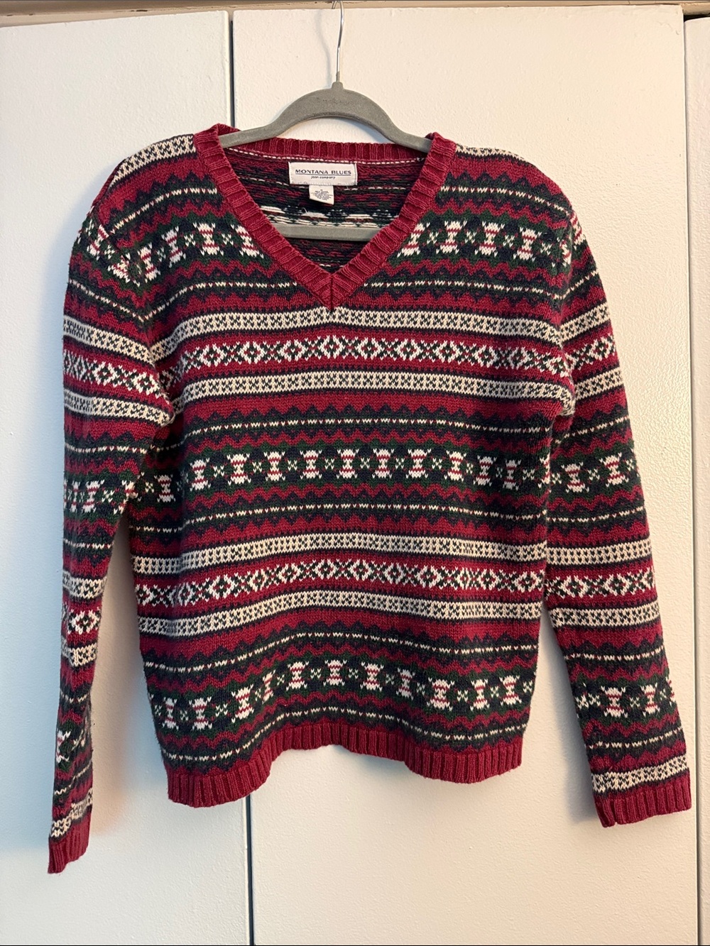 Montana Blues Ramie and Cotton Sweater Size M